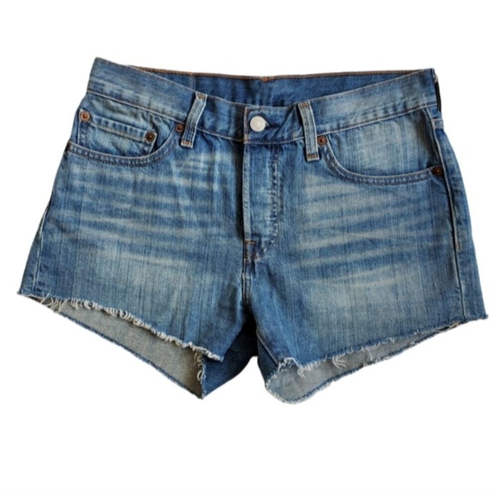 Levi's 501 Raw Hems Jeans Short Size 26